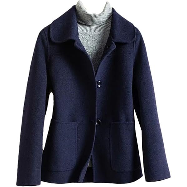 Amazon.com: ZouoYYii Women's Short Wool Jacket Coat - Winter