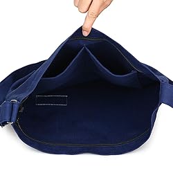 Covelin Women's Retro Large Size Canvas Shoulder
