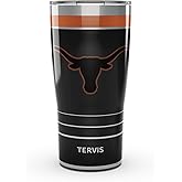 Tervis Traveler Texas Longhorns - Night Game Triple Insulated Tumbler Travel Cup Keeps Drinks Cold & Hot, 20oz, Stainless Steel