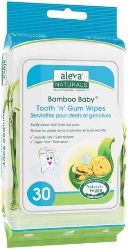 aleva tooth and gum wipes