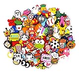 100 Piece PVC Shoe Charms - Fits Crocs & Jibbitz Band Bracelets