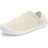 STQ Women's Slippers Indoor with Slip on Cozy House Shoes Non Slip Warm Loafers