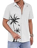 COOFANDY Tropical Shirts for Men Short Sleeve