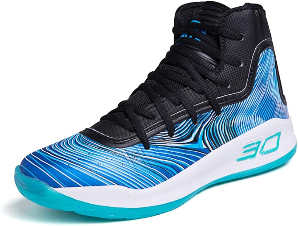 HZZU Womens Mens Fashion HighTop Cool Basketball Shoes Breathable