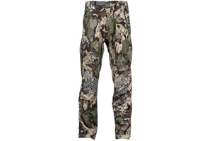 Pnuma Outdoors 3L Element Proof Caza Rain Pants, 100% Waterproof, Veil Camo, Articulated Knees, DWR Coated (P920B)