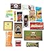 MAN SNACKS - Manly Snacks Packed In A Manly Wooden Box. It's A Gift Basket for Real Men. Makes A Great Birthday Gift, College Care Package Or Thank You Gift.