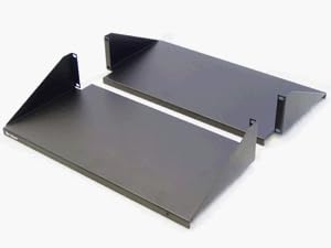RackSOnicRack Mount 200 lb Server Shelf 19" 2-Piece set 2U Rack Space
