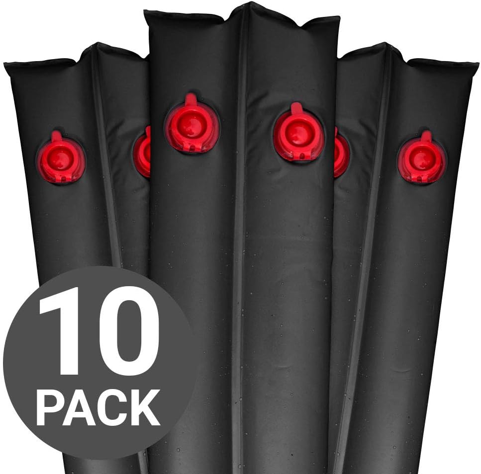 Pool Mate 1-3809-20-BLK-10 Extra Heavy-Duty 20 Gauge 8-Foot Black Winter Water Bag For Swimming Pool Covers, 10-Pack : Garden & Outdoor