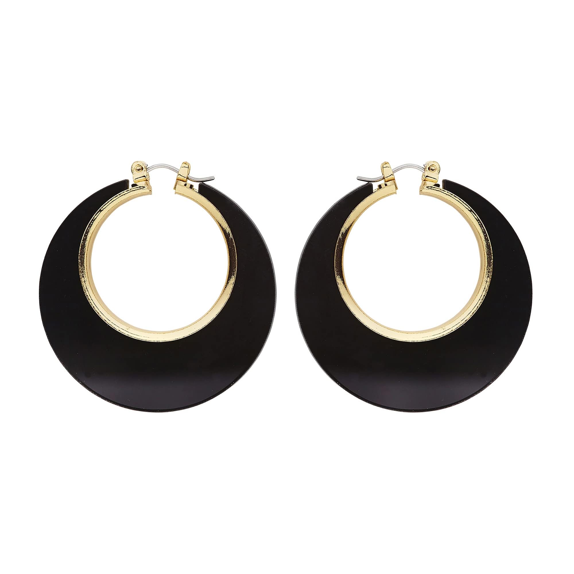Widmann hoop earrings, bicolour, item model number: 03552 — image 1