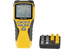 Klein Tools VDV501-851 Cable Tester Kit with Scout Pro 3 for Ethernet/Data, Coax/Video and Phone Cables, 5 Locator Remotes