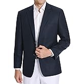 P&L Men's Classic Fit Houndstooth Blazer Sport Coat 2 Button Casual Jacket for Business, Party & Travel