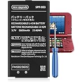 SHENMZ SPR-003 Battery for Nintendo 3DS XL New 3DS XL LL Game Console, (2026 New Version) Ultra High Capacity 5800mAh Li-ion Replacement Battery for Nintendo Switch Game Console SPR-003 Battery