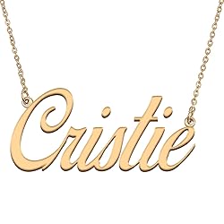 HUAN XUN Customized Custom Simple Any Name Necklace