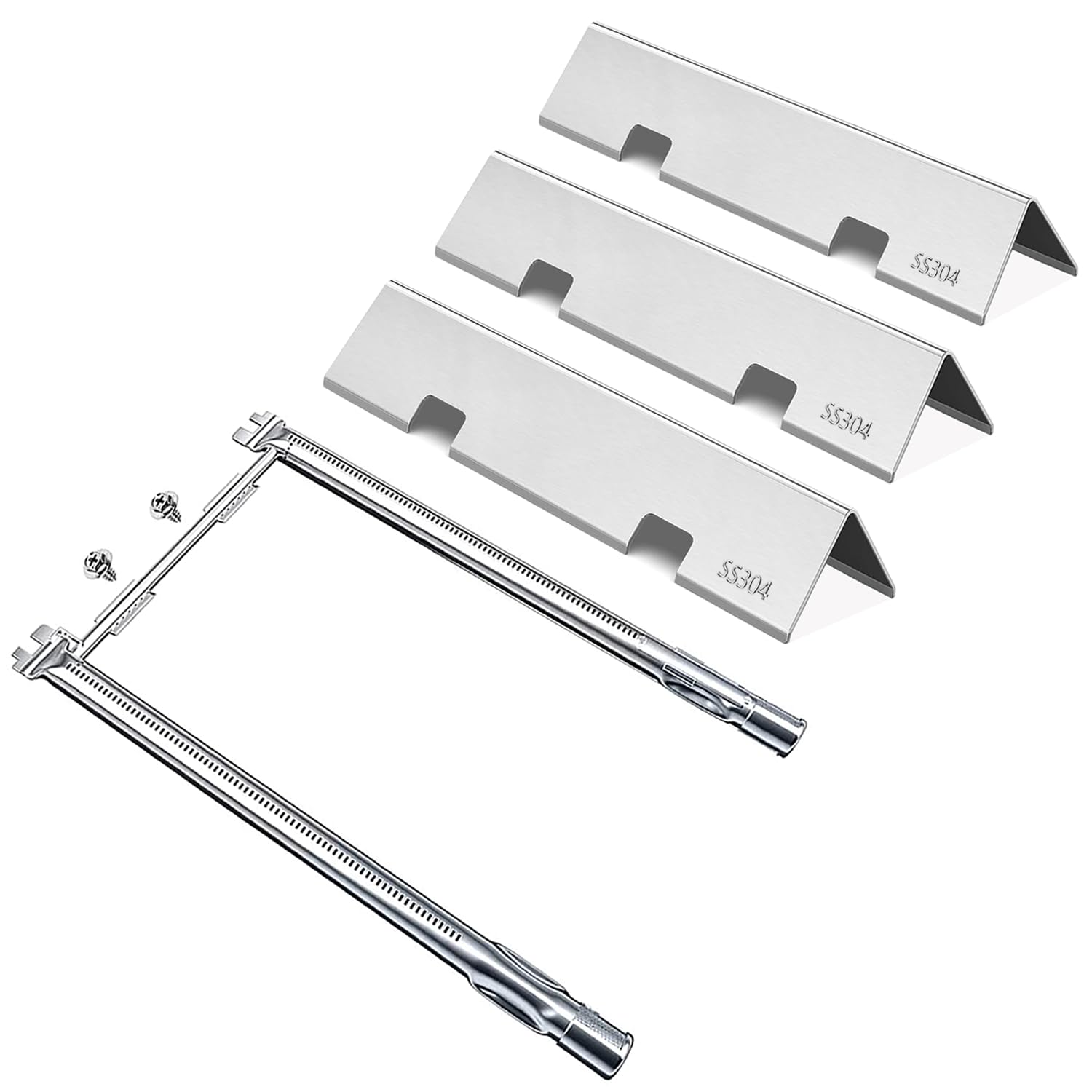 Photo 1 of Welbocom 69785 Grill Burner and 7635 Flavorizer Bars for Weber Spirit E210 E220 & Spirit II 210 E220 Gas Grills; Weber Spirit Replacement Parts; Weber Spirit flavorizer Bars; Weber Spirit Burner