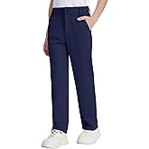 Dreammonkey Boys Golf Pants, Quick Dry Stretch Performance Dress Pants | School Uniform Flat Front Slacks 5T-16 Years