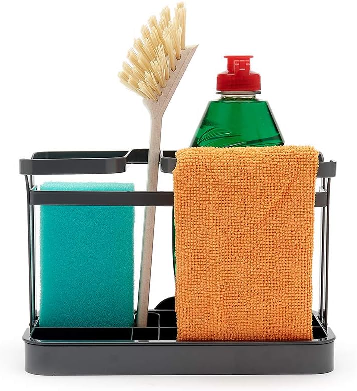 simplywire - Sink Tidy/Caddy - Retro Flat Wire Kitchen Sink Organiser - Grey - Image 4