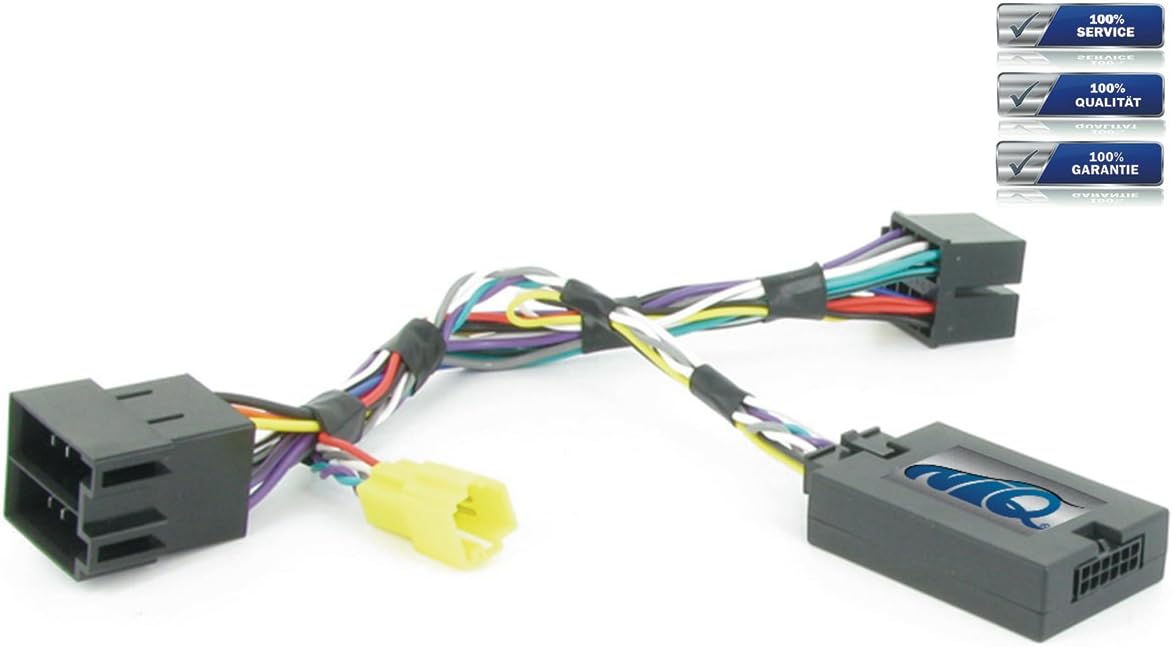 NIQ CAN-BUS Steering Wheel Remote Control Adaptor for Sony Car Radios Compatible with Renault Clio Kangoo Laguna II Master Megane Modus Scenic Trafic Year of Manufacture from 2005 Onwards