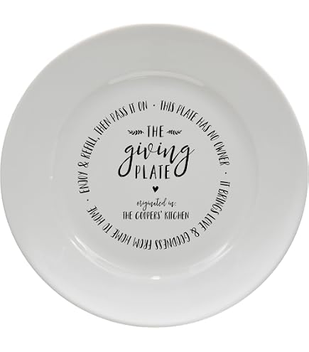 Mud Pie - Set Di Piatti A Forma Di Foglia Dipinto, 10,2 X 22,5 Cm