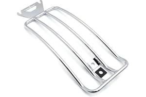 SMT-MOTO SMT-Chrome Steel Rear Shelf Fender Rack Plated Luggage Shelf 14"x6" Compatible With H-D FLHT Electra Glide FLHX Street Glide FLTR Road Glide [B01C3JZUWS]