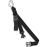 Owekfifv Scuba Fin and Mask Holder with Two Quick-Release Straps | Diving BC Fins Keeper and Mask Clip with Quick-Release Loop Lanyard Webbing Strap for Diver, Fisher