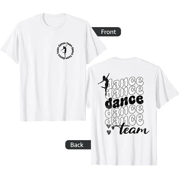 Amazon.com: Front and Back Retro Dance Team Competition Dance