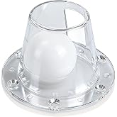 Boat Self-Bailing Ball Scupper, Self-Bailing Deck Drain Valve Scupper | Transom One Way Scupper Plug for 1.5 In - 3 In Openings