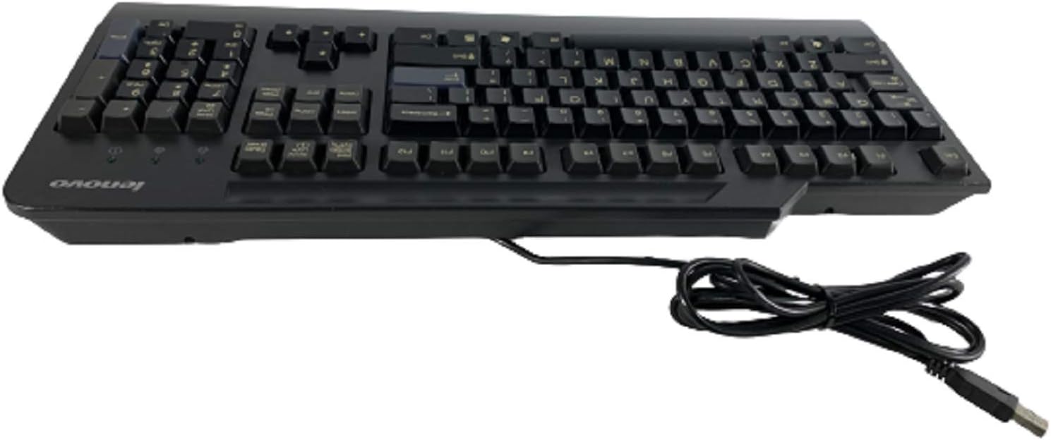 Amazon Com Ibm Lenovo Preferred Pro Usb Wired Computer Keyboard 54y9400 Model Ku 0225 Computers Accessories