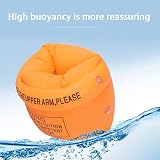 TSHAOUN 3 Pairs Inflatable Swimming Armbands Kids Adults Float Roll Up Sleeves view 5
