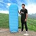 WolfWise Lightweight Inflatable Sleeping Pad Tent Static Air Mattress Backpacking Sleep Pads for Hiking Camping (Blue)
