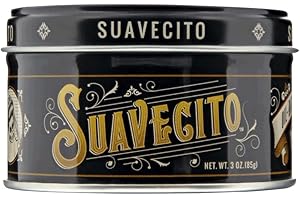 Suavecito Oil Based Pomade 3 oz Tin Can - Original Scent Hair Styling Long Lasting Hold, Healthy High Shine, For All Hair Types - Smooth Slickback To Pompadour Rockabilly Style Grease