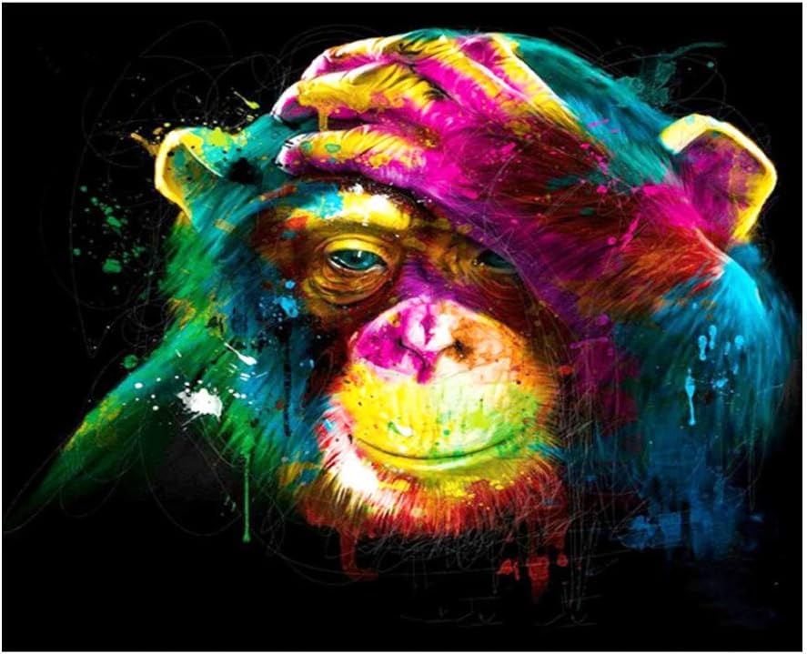 AFFE DIY Malen Nach Zahlen Tiere Malerei Kalligraphie
