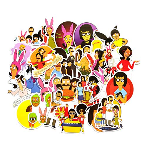 6 Burgers+Stickers+No+Duplicate+Waterproof+Skateboard