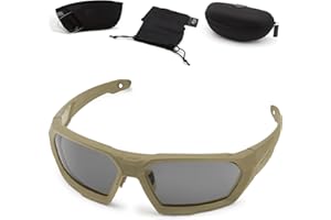 Revision Military ShadowStrike Essential Kit - Tan - Anti-Fog, Tactical Military Ballistic and Eye Protection Sunglasses