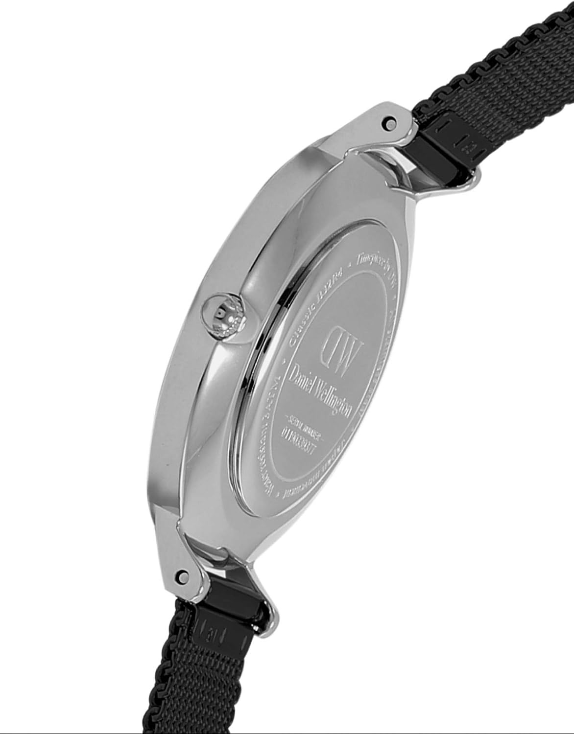 Daniel Wellington Petite Ashfield Ladies Silver Watch DW00100202, Black, 32mm - Image 4