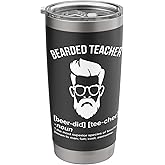 Bearded Teacher Stainless Steel Insulated Tumbler