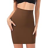 Rosemary Kiss Womens Shapewear Slips for Under Dresses Non Cling Half Slip Body Shaper Smoother Seamless Tight Skirt