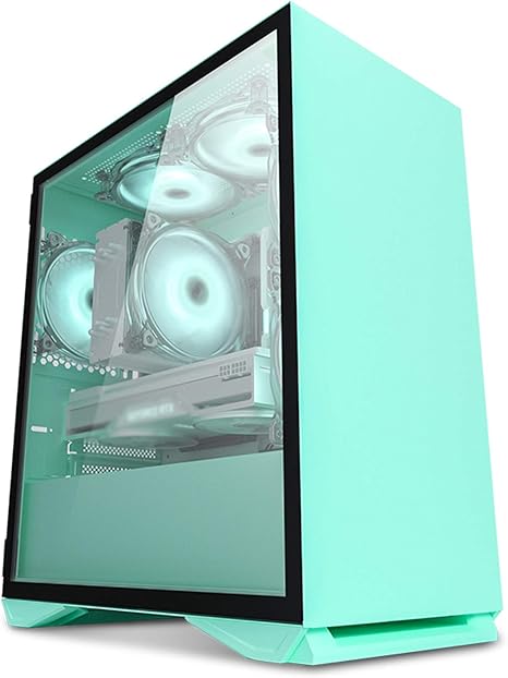 ZXCVBNAS Caja de la computadora ATX Torre PC Mid - Puerto USB ...