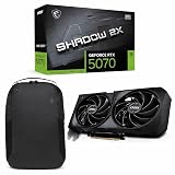 msi Gaming RTX 5070 12G Shadow 2X OC Graphics Card (12GB GDDR7, 192-bit, Extreme Performance: 2557 MHz, DisplayPort x3 2.1a, HDMI 2.1b, Blackwell Architecture) with Backpack Alienware