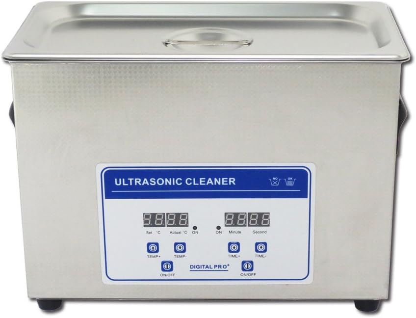 4.5L Professional Digital Ultrasonic Cleaner Machine with Timer Heated Stainless steel Cleaning tank 220V
