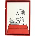 Graphique Peanuts Typewriter Boxed Notecards, 16 Snoopy at Typewriter Cards Embellished with Glitter, with Matching Envelopes and Storage Box, 3.25" x 4.75"