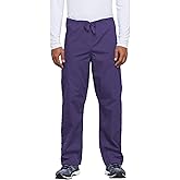 Cherokee Unisex Scrub Pants for Men & Women Drawstring Cargo Medical Uniform Straight Leg Nursing Scrub Bottoms - 4100