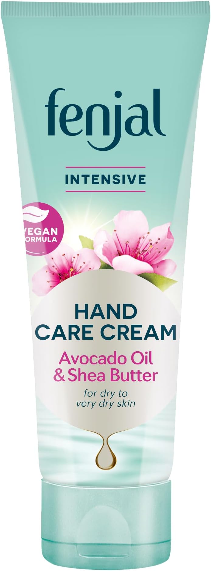 Fenjal Intensive Hand Crème 75 ml Bergamot Vanilla Nourishing Fast Absorption
