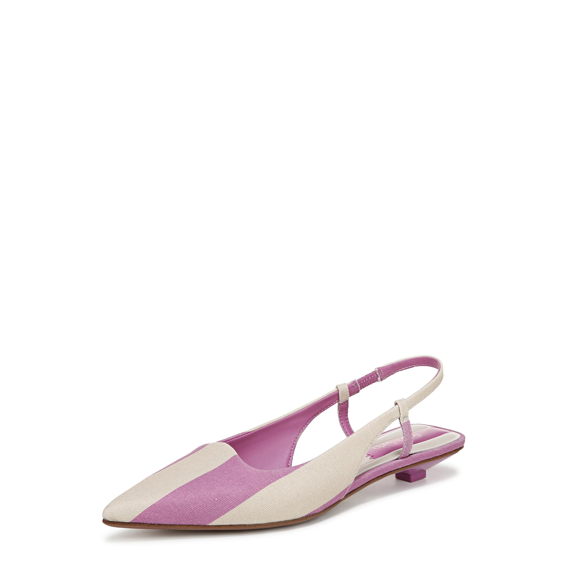 Franco Sarto Womens Palmira Pump Orchid Purple Stripe 10 W