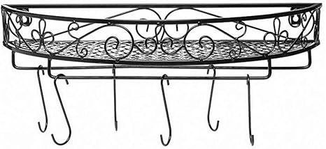 YZJRFA Estante De Desagüe, Estante De Utensilios De Cocina De Hierro