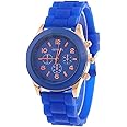 CdyBox Women Men Ladies Fashion Luxury Silicone Quartz Watch Unisex Jelly Wrist Watch