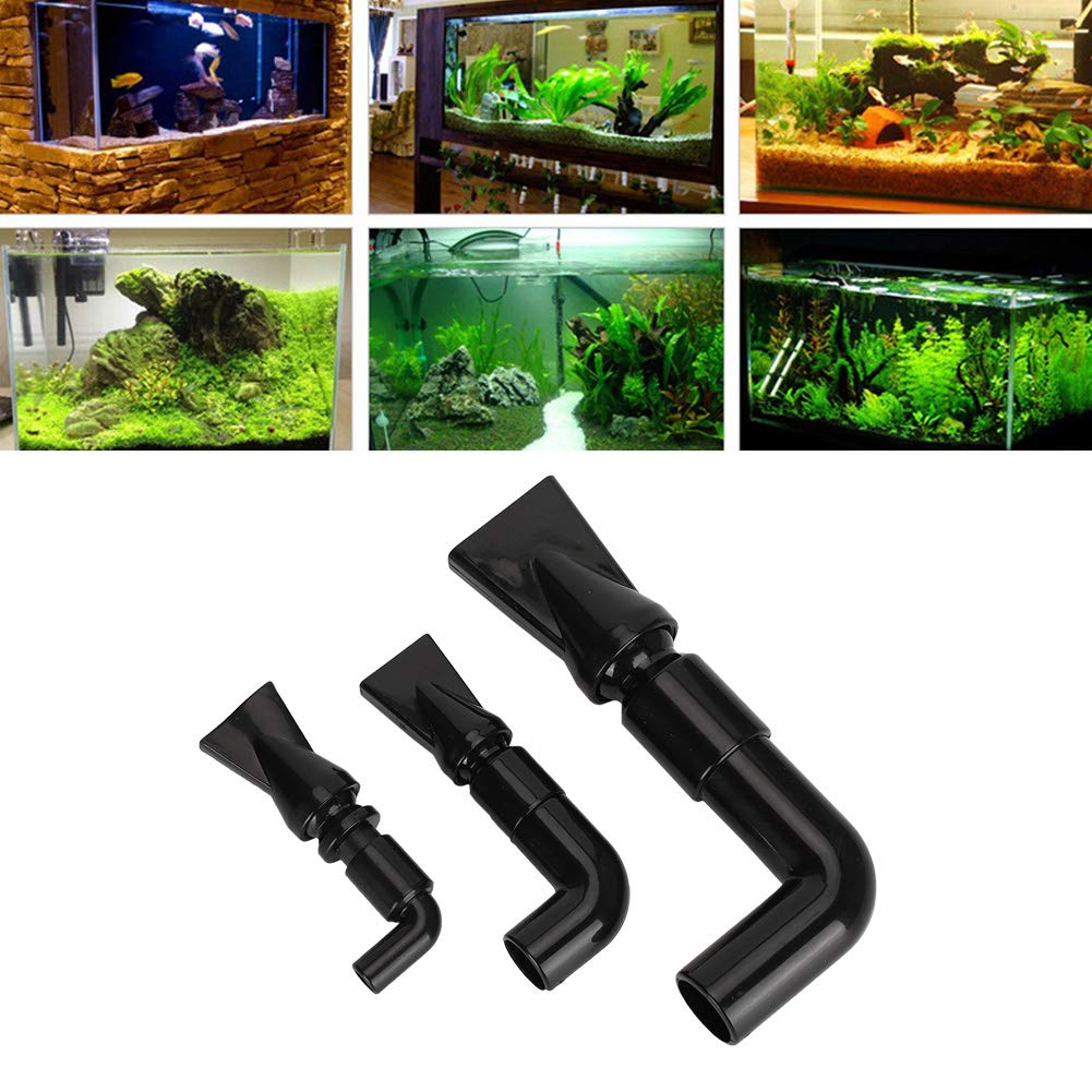 Duckbill Nozzle, Nozzle Water Outlet, 360° Rotating Three Specifications Acceleration Nozzle Fish Tank Duckbill Nozzle, Household for Aquarium Fish Tanks Fish Store