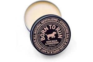 Born To Run Dog Nose Balm 60g | Natural Snout Soother & Cold Wind Sun Protection | Moisturizes & Heals Dry Cracked Chapped No