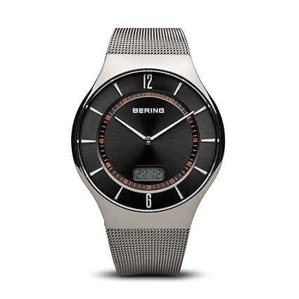 BERING Herren-Armbanduhr Analog Quarz Edelstahl 51640-077