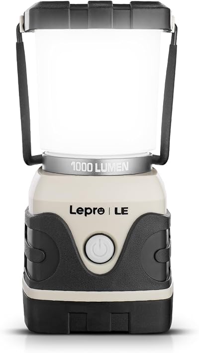 Lepro 1000 Lumen Camping Lantern Dimmable Battery Powered IPX4