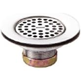 CSB International Products Stainless Steel Wide Flange Flat Top Strainer With Grid - Mfg #730SS